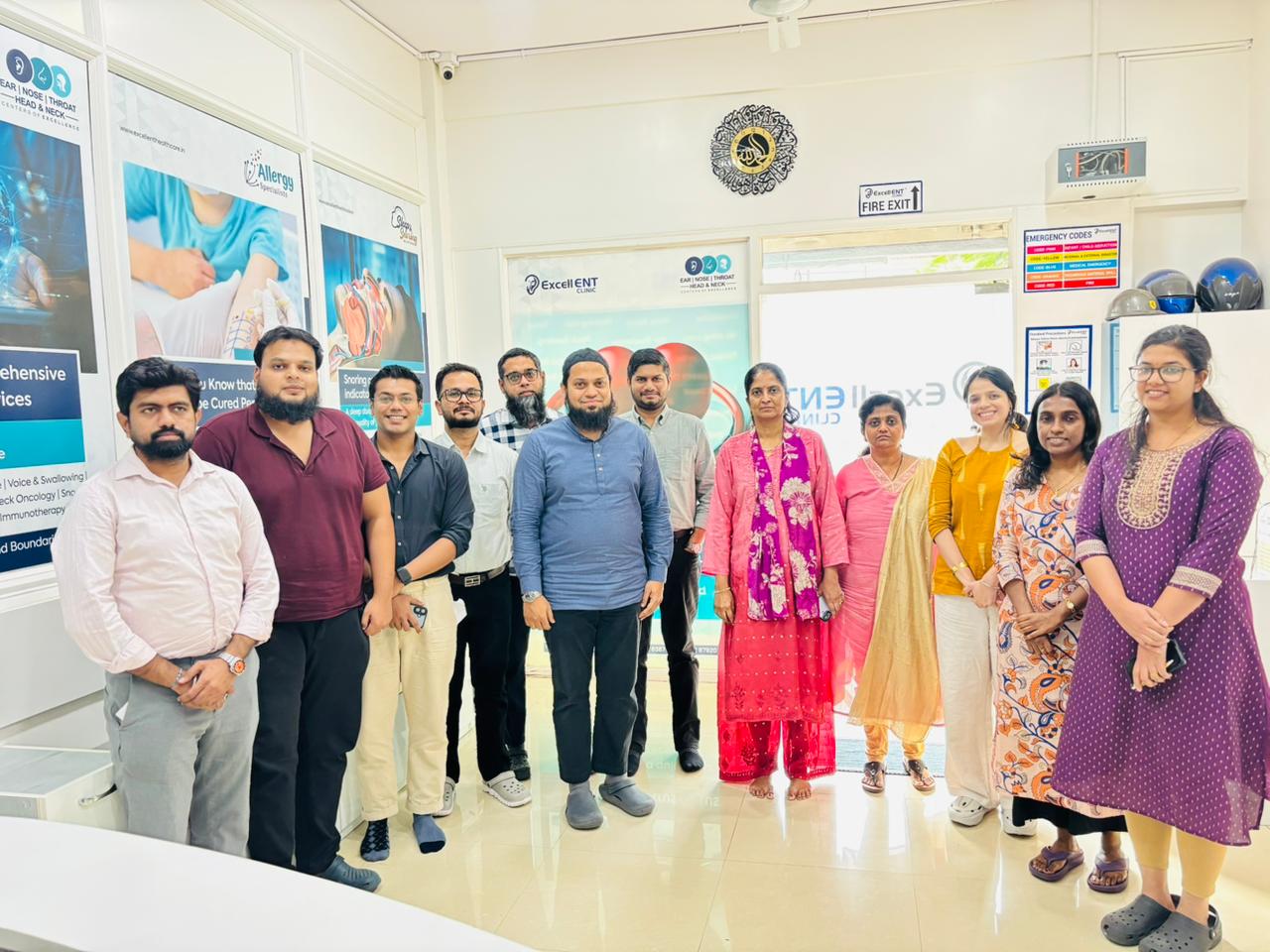 Doctors and participants together after the Annual Hands-On Workshop on Allergy and Immunotherapy