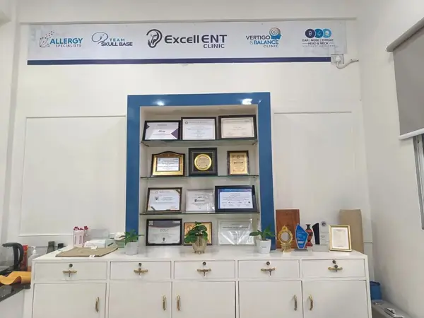 Awards, trophies and certificates earned by Excell ENT Clinic's doctors