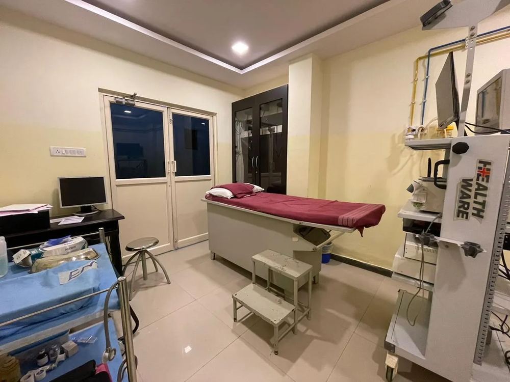 Endoscopy procedure room at Excell ENT Clinic