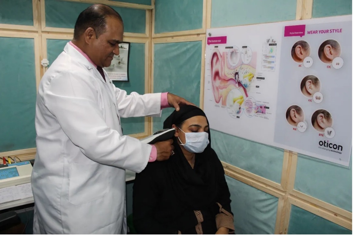Tympanometry test in Bangalore performed by an experienced audiologist to evaluate middle ear function and eardrum mobility at Excell ENT Clinic.