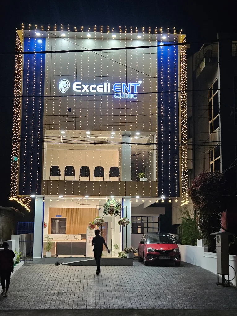 Excell ENT Clinic Muvattupuzha branch, night view