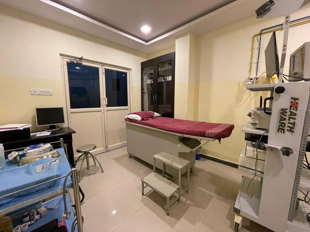Nasal endoscopy room at Excell ENT Clinic Bangalore